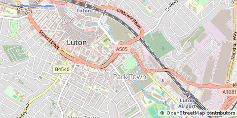 Map of Luton