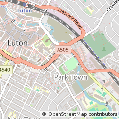 Map of Luton