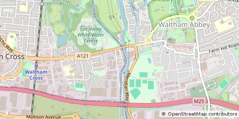 Map of Waltham Abbey