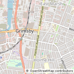 Map of Grimsby, North East Lincs