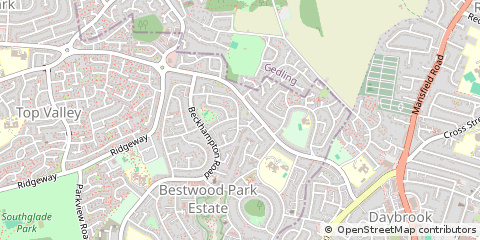 Map of Nottingham