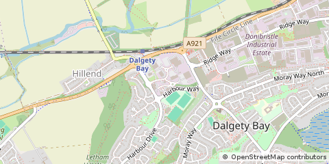 Map of Dunfermline, Fife