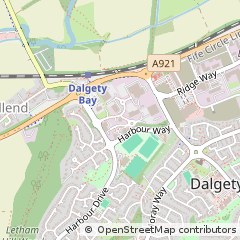 Map of Dunfermline, Fife