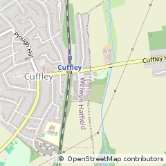 Map of Cuffley
