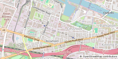 Map of Glasgow