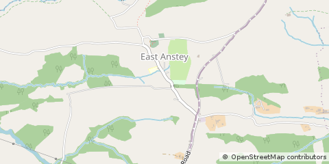 Map of Tiverton, Devon