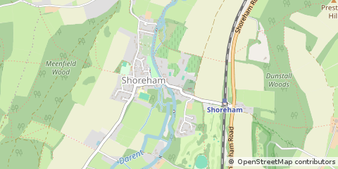 Map of Sevenoaks