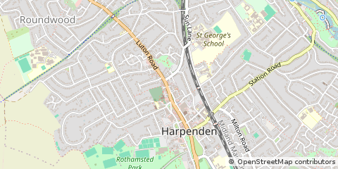 Map of Harpenden