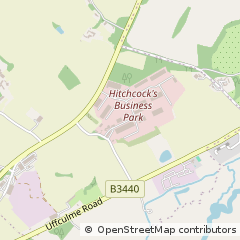 Map of Uffculme, Devon
