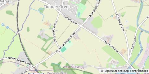 Map of Solihull