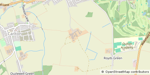 Map of Rothwell, West Yorkshire