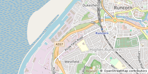 Map of Runcorn