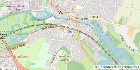Map of Ware