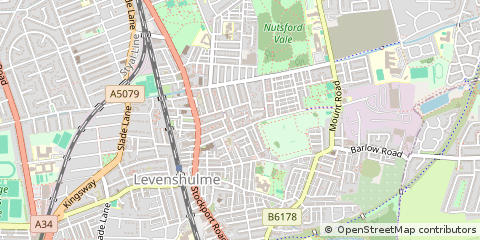 Map of Manchester