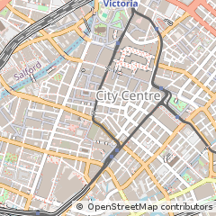 Map of Manchester, Greater Manchester