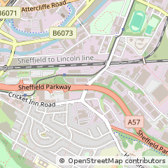 Map of Sheffield