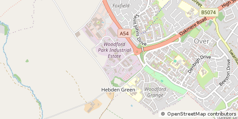 Map of Winsford