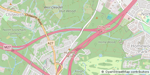 Map of Southampton, Hampshire