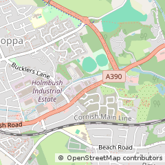 Map of ST. Austell, Cornwall