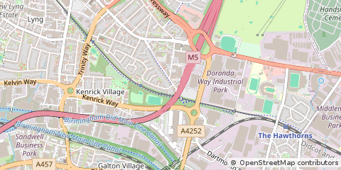 Map of West Midlands