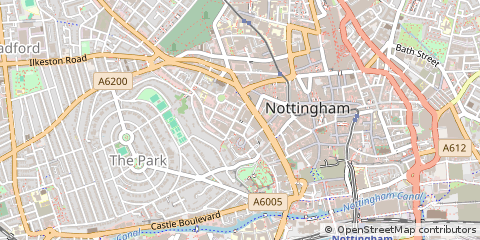 Map of Nottingham