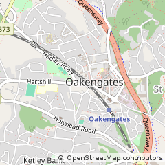 Map of Telford, Shropshire