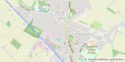 Map of Cambridge, Cambs