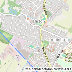 Map of Cambridge, Cambs