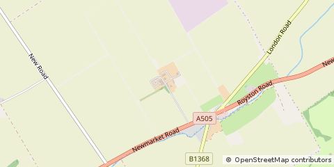 Map of Royston, Herts