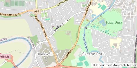 Map of Darlington