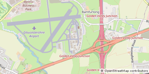 Map of Cheltenham, Gloucestershire