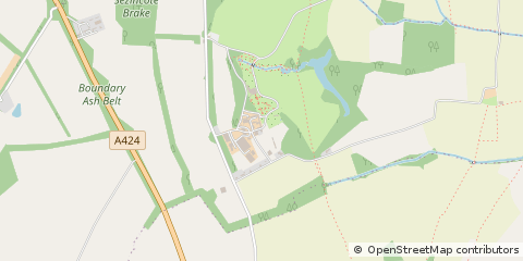 Map of Moreton-in-Marsh