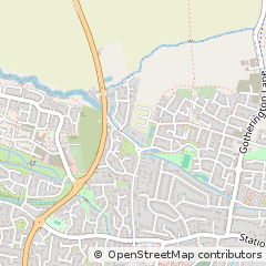 Map of Cheltenham, Gloucestershire