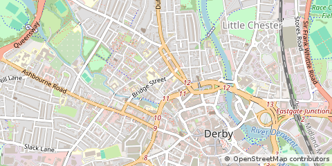 Map of Derby
