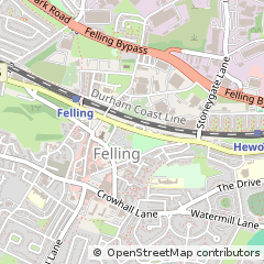 Map of Gateshead