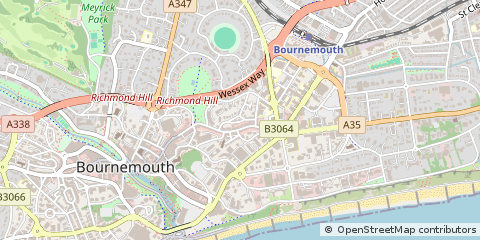 Map of Bournemouth