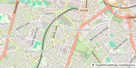 Map of Oldham