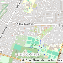 Map of Bournemouth, Dorset