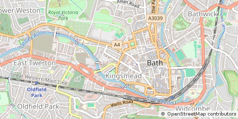 Map of Bath