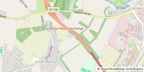 Map of Norwich, Norfolk