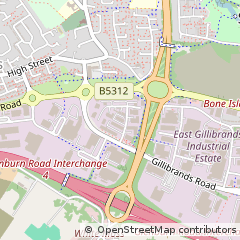 Map of Skelmersdale, Lancashire