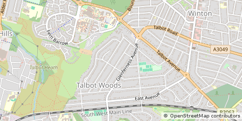 Map of Bournemouth