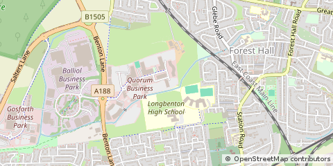 Map of Newcastle Upon Tyne