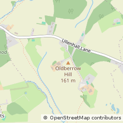 Map of Ullenhall, Warwickshire