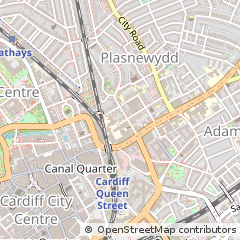 Map of Cardiff