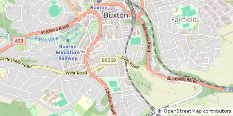 Map of Buxton
