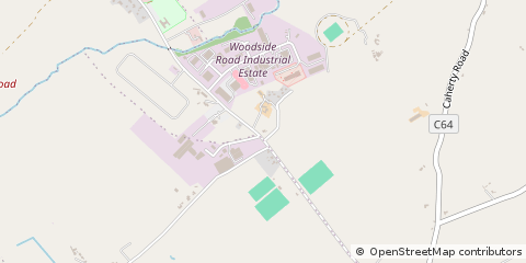 Map of Ballymena, County Antrim