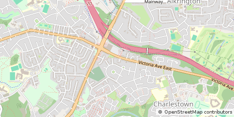 Map of Manchester