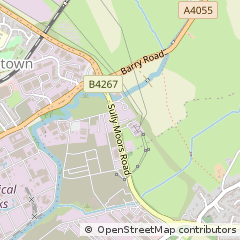 Map of Penarth, Vale of Glamorgan