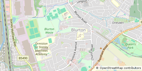 Map of Stoke-on-Trent